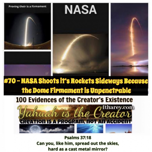 Evidence #70 - Proof Yahuah Exists / NASA Shoots Rockets Sideways