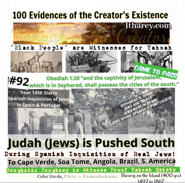 Evidence #92 - Proof Yahuah Exists - Jews Prophesied to go South