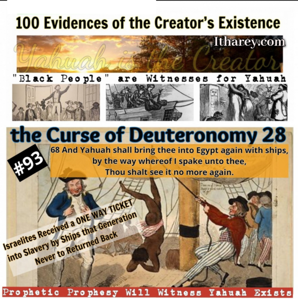 Evidence #93 - Slavery by Ships - Proof Yahuah Exists
